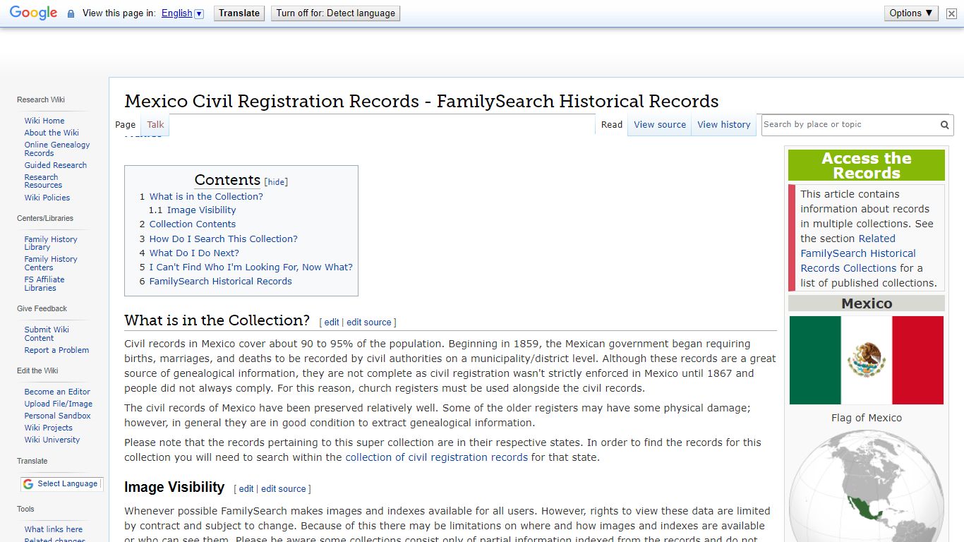 Mexico Civil Registration Records - FamilySearch ...